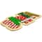 Red and Green "Santa Stop Here" Outdoor Christmas Doormat 18" x 30"
